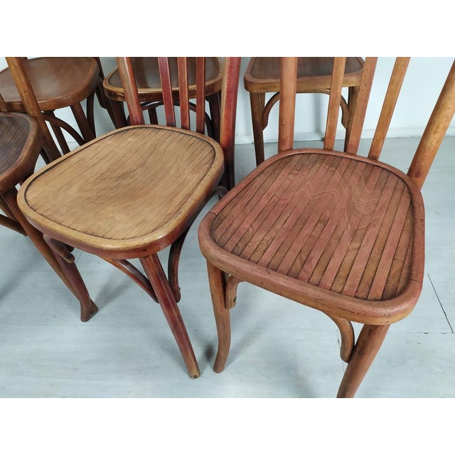 Bistrot Chairs from Baumann, 1890s, Set of 6 For Sale - Image 10 of 18