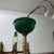 Mid-Century Modern 1960s Stilnovo Mid-Century Modern Brass and Glass Chandelier For Sale - Image 3 of 10