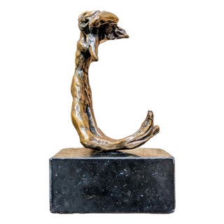 Salvador Dali, Angel of Victory, 1970, Bronze and Marble For Sale