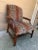 English Chippendale Mahogany Armchair in Leopard Upholstery For Sale In South Bend - Image 6 of 12