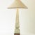 Marble Table Lamp with Beige Silk Lampshade attributed to R. Houben, 1970s For Sale - Image 9 of 10