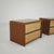 1970s Vintage Bedside Tables in Wood and Bronzed Mirrored Glass, 1970s, Set of 2 For Sale - Image 5 of 18