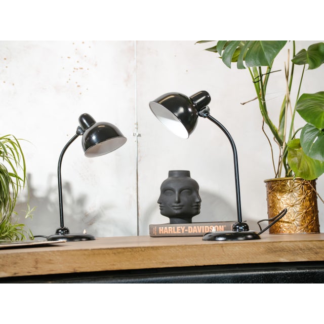 Vintage Bauhaus Desk Lamps by Christian Dell for Kaiser Leuchten, 1940s, Set of 2 For Sale - Image 15 of 15