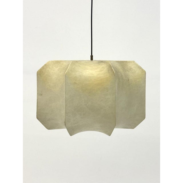 Cocoon Pendant Lamp attributed to Achille & Pier Giacomo Castiglioni, 1960s For Sale - Image 13 of 13