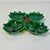 Mid 20th Century Americana Folk Art Ceramic Divided Christmas Holly Dish For Sale - Image 4 of 10