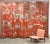 Elevate your space with this stunning 8-panel, double-sided, 8’ tall room divider, hand-painted with intricate scenes of...