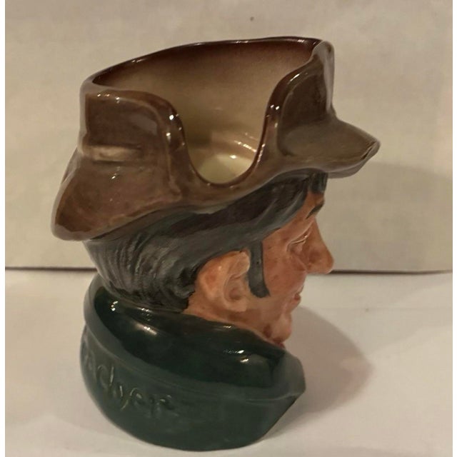 Royal Doulton Vintage Royal Doulton Character Jug Mug - The Poacher - Fisherman W/ Trout Handle - England For Sale - Image 4 of 6