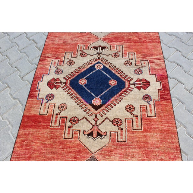 1960s Vintage Turkish Anatolian Rug Runner - 41" X 144.5" For Sale - Image 5 of 13
