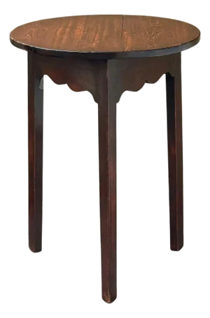 English Cricket Table of Patinated Oak From the Georgian Era