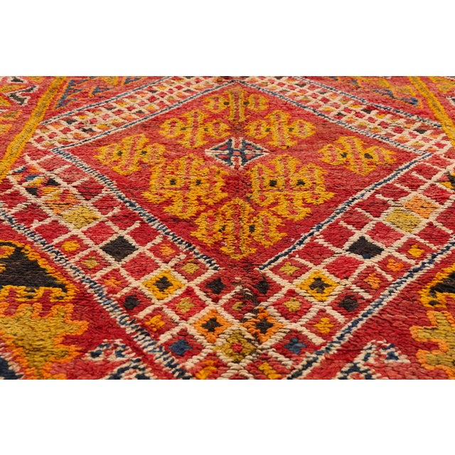 Late 20th Century Vintage Beni M'Guild Moroccan Rug, 05'11 X 10'01 For Sale - Image 5 of 10