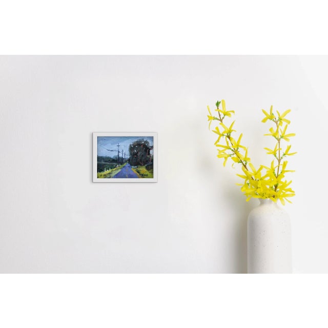 Backroads, Modern Impressionist Oil Landscape For Sale In Reno/Lake Tahoe - Image 6 of 7