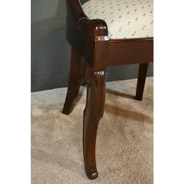 Gondola Chairs in Mahogany, Set of 4 For Sale - Image 10 of 18