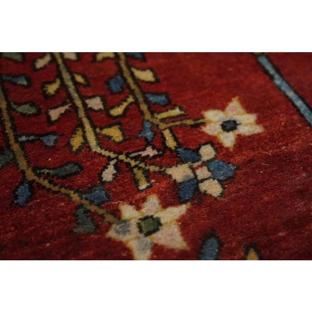 Antique Mohajeran Sarouk Rug 1'10'' x 2'9'' For Sale In New York - Image 6 of 12