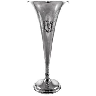 Sterling Vase, 1873 For Sale