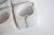 Mid 20th Century Vintage White Marble Napkin Rings - Set of 4 For Sale - Image 5 of 9