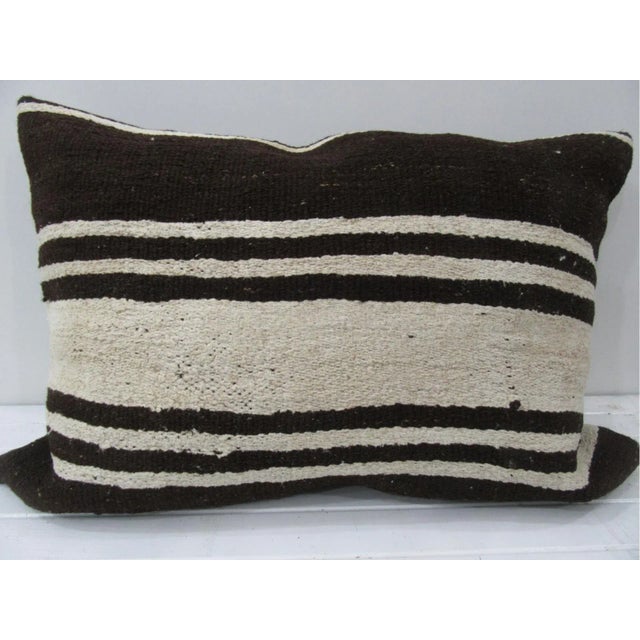 Handmade Turkish Kilim Pillow Cover For Sale - Image 4 of 4