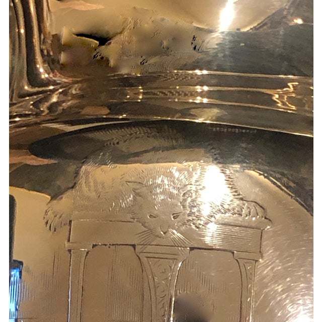1920s Sterling Silver Pitcher Engraved By Shreve & Co. For Sale In New York - Image 6 of 6