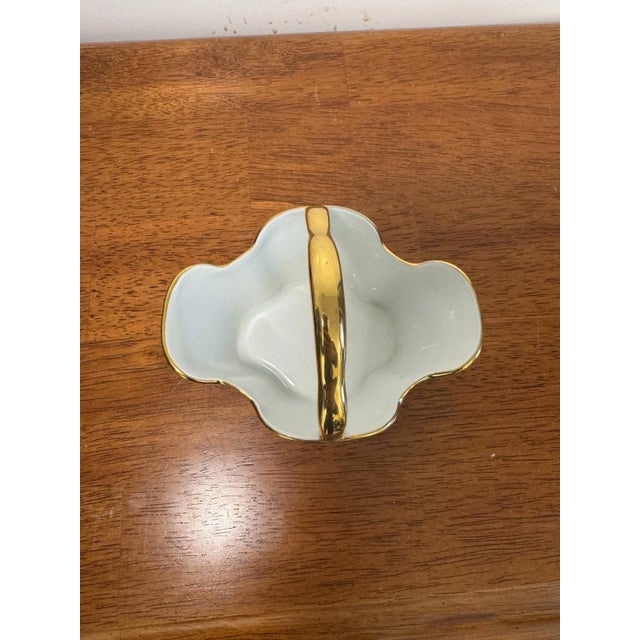 1940s Vintage Bavaria Germany Porcelain Dish Niagara Falls Prospect Point Souvenir For Sale - Image 5 of 11