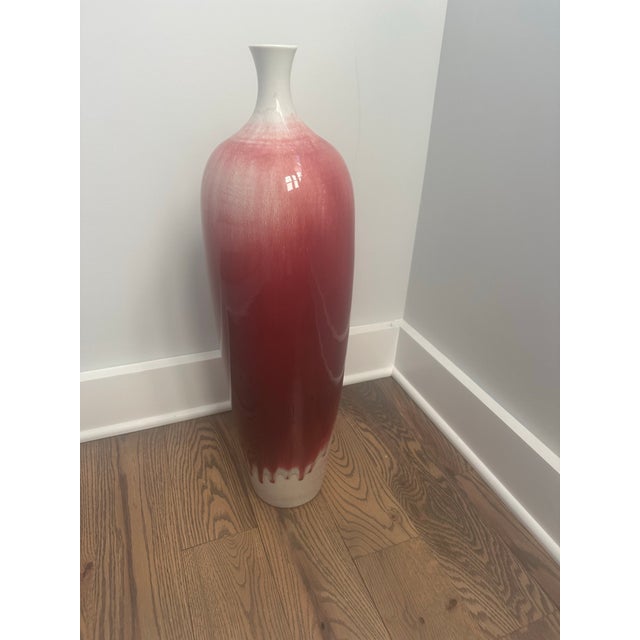 Chinese Spin Ceramics, Large Floor Vase For Sale - Image 3 of 4