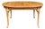 Habersham Oval Pine Queen Anne Extension Dining Table For Sale