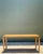 Late 20th Century Vintage Brass Detail Campaign Console Table For Sale - Image 5 of 12