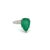 Natural Emerald Diamond Ring 6.5 14k WG 4.62 TCW Certified For Sale - Image 9 of 18