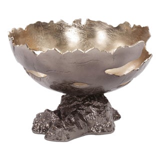 Pompei Cast Aluminum Bowl- Large For Sale