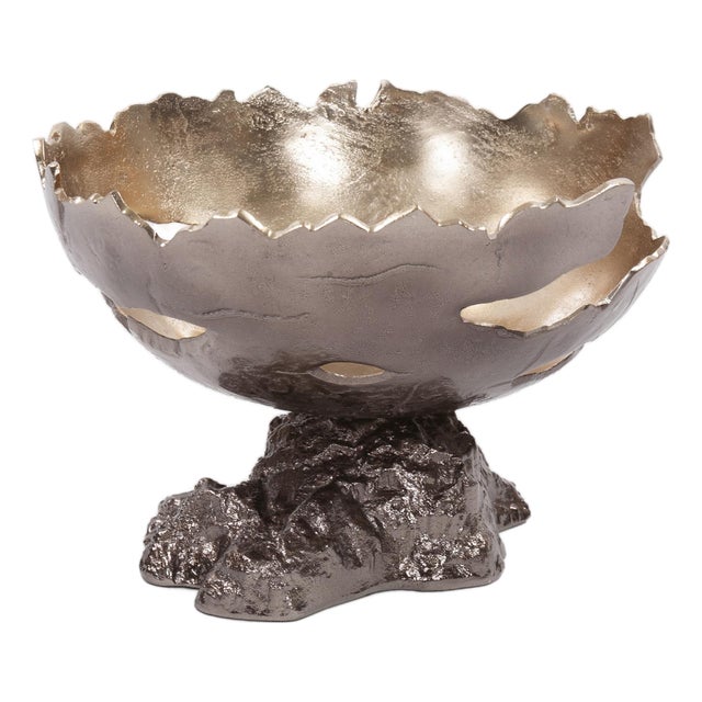 Pompei Cast Aluminum Bowl- Large For Sale