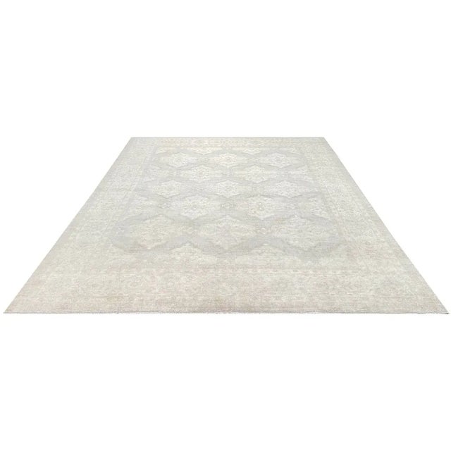 1990s Handwoven Transitional Style Rug 10x14 For Sale In Dallas - Image 6 of 8