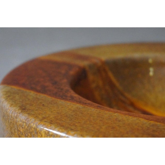 Mid-Century Italian Ceramic Bowl by Giancarlo Piani, Faenza, 1970s For Sale - Image 4 of 9