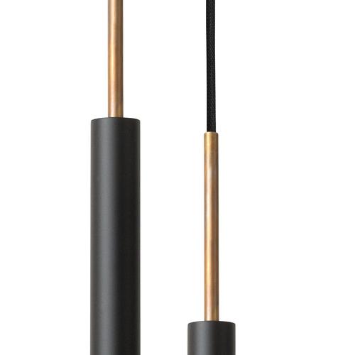 Not Yet Made - Made To Order Black Brass STAV 3 Ceiling Lamp by Johan Carpner for Konsthantverk For Sale - Image 5 of 11