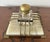 Elevate your workspace with the authentic elegance of the "Roaring Twenties." This exquisite antique inkstand, likely of...