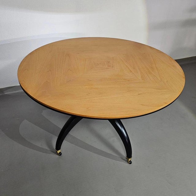 Circular Table by Centro Ricerche for Giorgetti, 1980s For Sale - Image 9 of 12