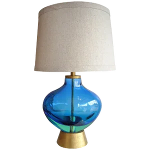 Flavio Poli for Seguso Monumental, Murano Glass Table Lamp