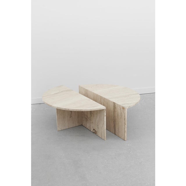 1970s Travertine Modular Coffee Table For Sale In Jacksonville, FL - Image 6 of 13