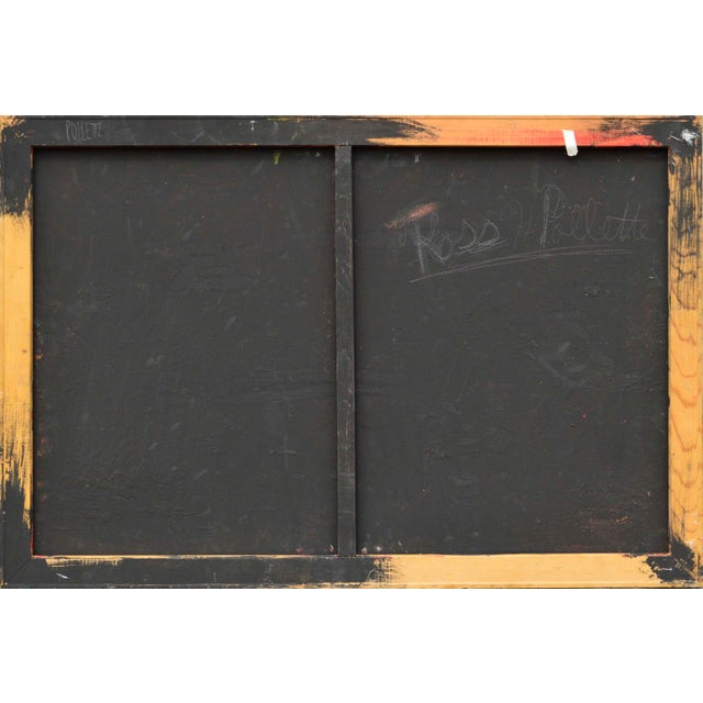 1980s Dynamic Primary Geometric Abstract by Ross H. Pollette For Sale - Image 5 of 5