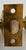 1960s 1960s Mid-Century Modern Polished Brass Skillman Privacy Doorset For Sale - Image 5 of 7