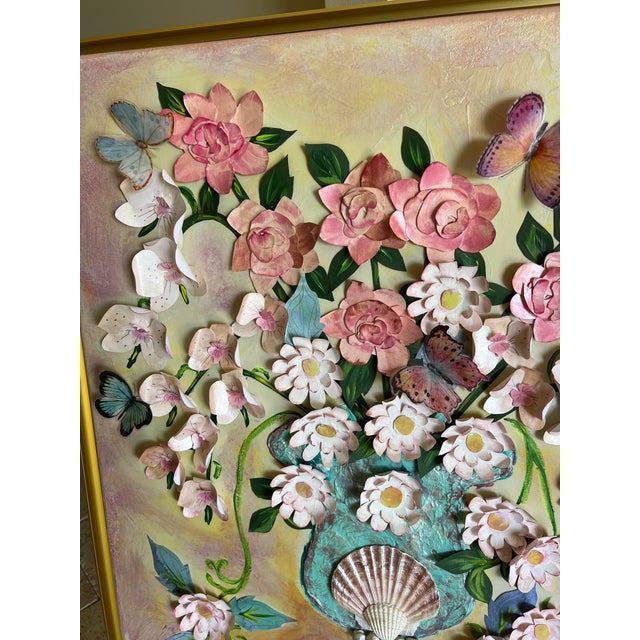 Floral Relief Conservatory Collection, Four Seasons - “Warm Summer” - Designed by Cheryl P. Kohloff For Sale - Image 10 of 11