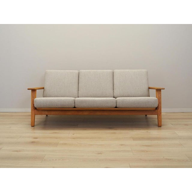 The sofa was made in the 1960s, designed by leading danish designer hans j. Wegner. Model ge-290. the structure of the...