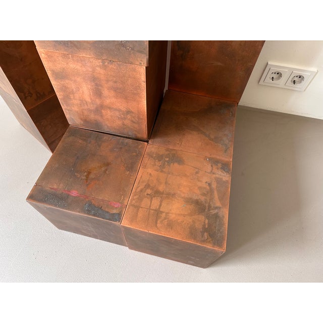 Paul Kelley, Magnetic Copper Cubes, 2000s, Copper, Set of 10 For Sale - Image 11 of 12