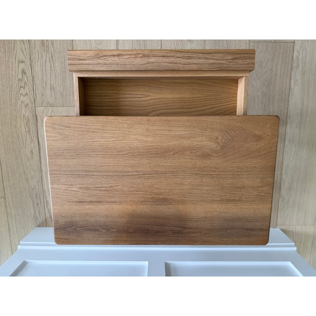 Nickey Kehoe Single-Drawer Side Table 30" (1 of 2 available) Influenced by the purity and simplicity of Scandinavian...