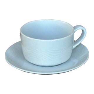 Vintage Bauscher Weiden Germany Cup and Saucer Designed for Pan Am For Sale