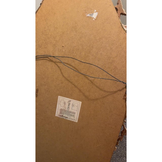 Mid-Century Modern 1980s La Barge Ornate Gold Mirror For Sale - Image 3 of 4