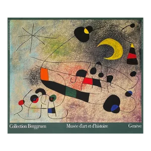 1988 Joan Miro Berggruen Collection Poster
