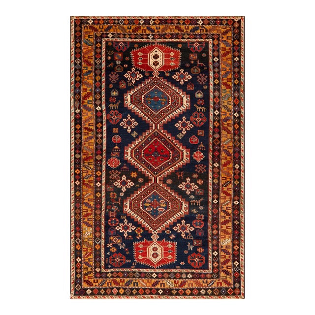 Nazmiyal Collection Antique 19th Century Caucasian Shirvan Rug For Sale