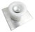 Opaline Glass, Aluminum and Chrome Wall Light from Doria Leuchten, Germany, 1960s For Sale
