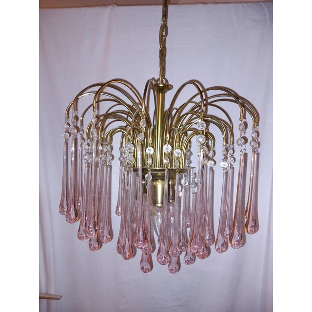 Chandelier attributed to Paolo Venini, Italy, 1970s For Sale - Image 11 of 11