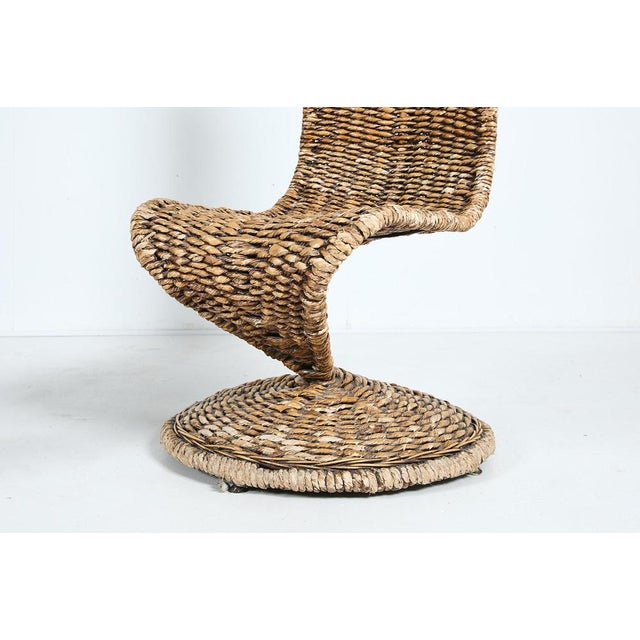 1980s Sculptural High Back Chairs, Italy, 1980s, Set of 2 For Sale - Image 5 of 7