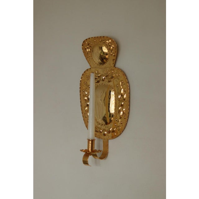 Mid-Century Swedish Brass Sconces, Set of 2 For Sale - Image 15 of 18
