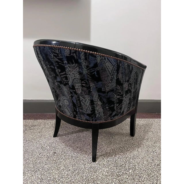 Wood Art Deco Armchair For Sale - Image 7 of 11